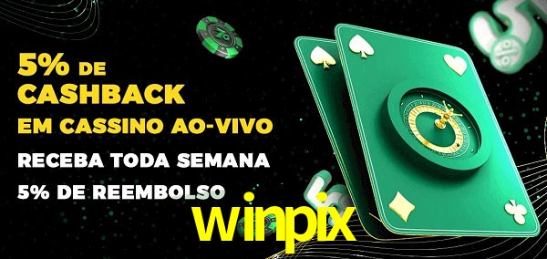 Promoções do cassino ao Vivo winpix